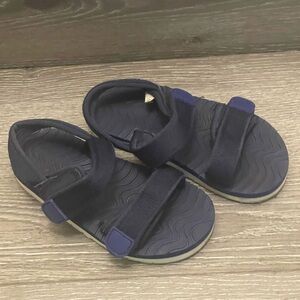 toddler bots sz 9 blue sandals summer hook & loop shoes